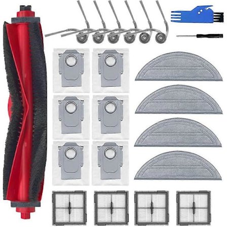 For Roborock Q10 S5 / Q10 S5+ / Q10 X5 / Q10 X5+ / Q10 VF / Q10 VF+ Reservedeler Støvsuger Børste Filter Moppeklut Støvpose