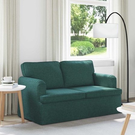 Soffa 120cm Mörkgrön Metall
