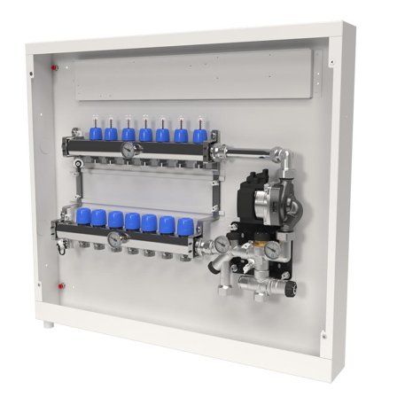 LK Systems VS2 2435383 Shuntskåp 16 + 10 hål 6 värmekretsar, Värme
