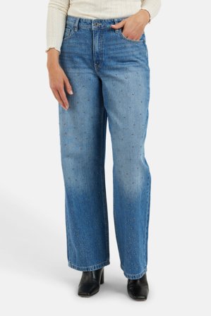 B. COPENHAGEN - Jeans - Mellem Blå - Nitter