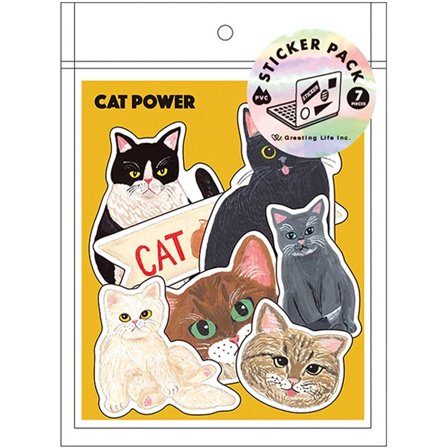 Greeting Life Sticker pack Kahoko Cat