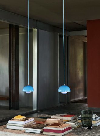 Flowerpot VP10 taklampe Ø16 - swim blue