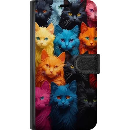 Samsung Galaxy S24 FE Lompakkokotelo Kissoja