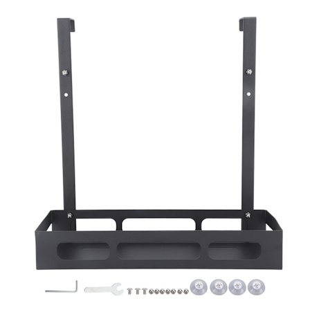 Stor Metall Duschhylla för Vägg med Sugkopp Badrumsorganisatör Typ A Enkelt Lager