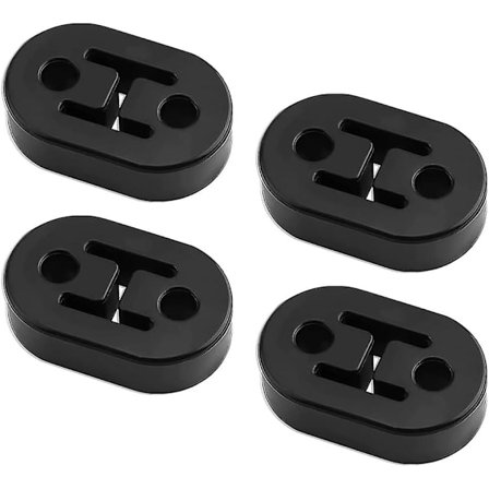 Avgashängare, 4 st Universal Avgashängare Bil Gummiisolering Ljuddämparhållare för Avgasrör