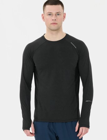 Endurance Jonnik M L/S Midlayer - Black - S