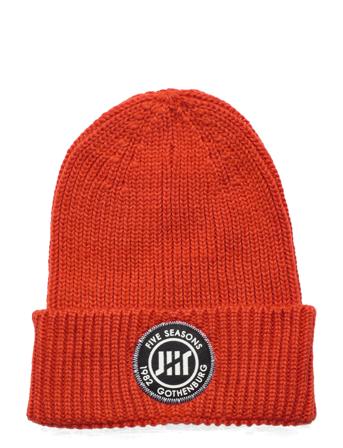 Vetroz Beanie Accessories Headwear Hats Rød Five Seasons*Betinget Tilbud