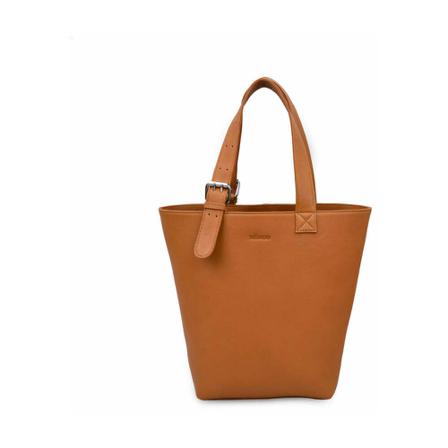Núnoo, Luna Wood Bag Brązowy, Kobieta, Rozmiar: ONE Size