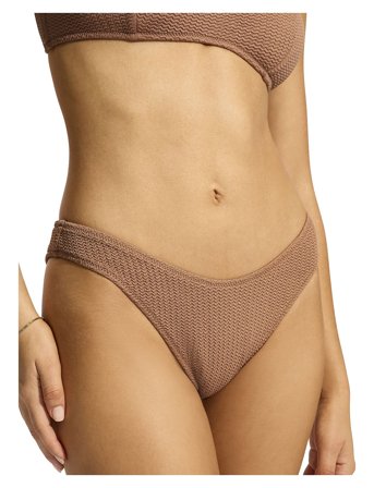 Seafolly Seadive High Cut Pant - Brown - 40