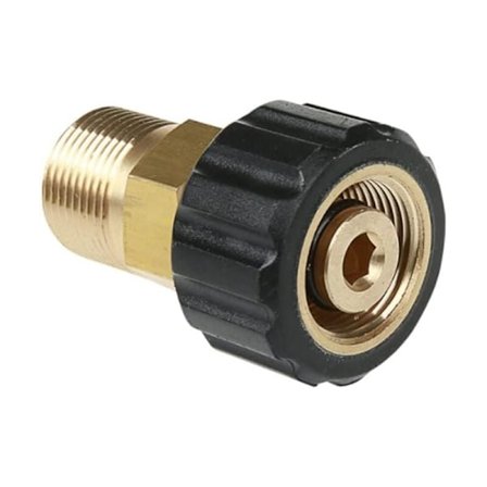 M22 x 14mm - M22 x 15mm Korkeapainepesurin Messinkiadapteri Pikaliitin