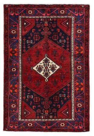 Medallion Small Hamadan Rug 135X200 Wool
