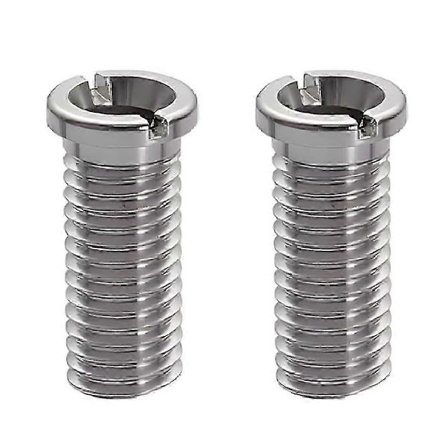 2 stk. sølv vaskekurv skruer rustfrit stål hule skrue afløbsskruer, til køkkenvask afløb køkkenvask køkkenvask tilbehør (40 mm Sil