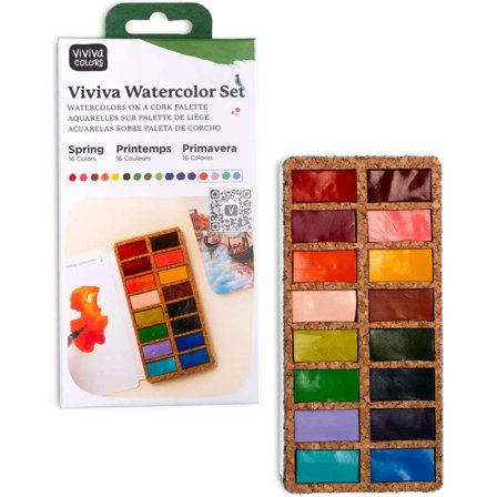 Viviva Colors Aquarelverf Spring 16 kleuren