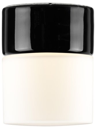 Ifö OPUS 100/125 Takarmatur rak, IP44 8W Svart, Belysning