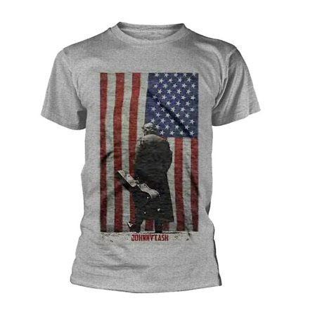 Johnny Cash American Flag T-shirt