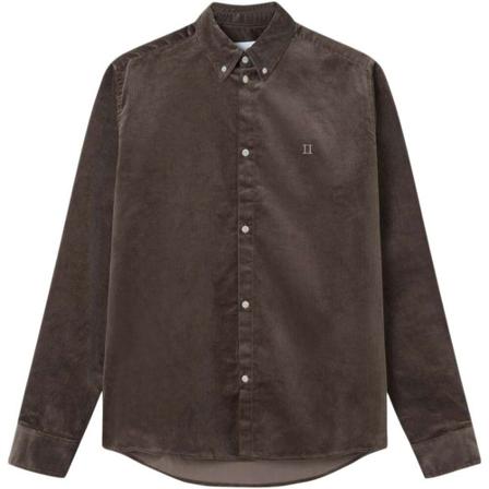Les Deux Karlo corduroy shirt Brun, Herre Skjorter