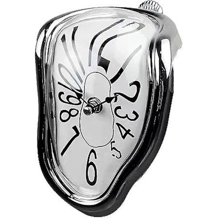 Væg ur, Salvador Dali Smeltende Ur, 7 Tommer Surrealistisk Bord Hylde Ur, Moderne Hjemmevæg Dekoration [dB}