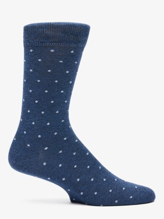 John Henric Men's Blue Socks Basel Size Onesize