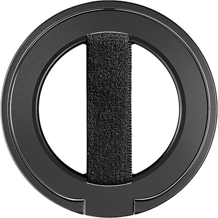 Telefon Grepp Stativ med Utbytbart Elastiskt Fingerloop, Avtagbar Magnetisk Ringhållare Kickstand Loop