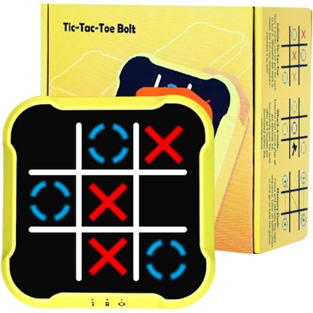 2025 Senaste Modell Handhållen Elektrisk Pusselspelskonsol, Tre i Rad-spel, Pedagogiskt Tre i Rad-spel, Brädspel, Portabelt Tre i Rad