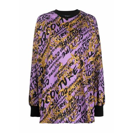 Versace Jeans Couture, Sweatshirts Paars, Dames, Maat:XS