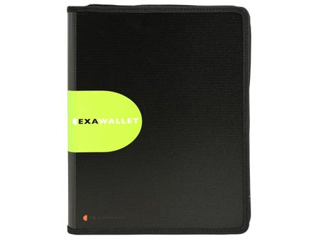 Exacompta Exawallet Exactive konferensmapp med blixtlås och anteckningsblockhållare 340x250x30mm polypropylen svart - Lyreco - Kontorsmaterial > 