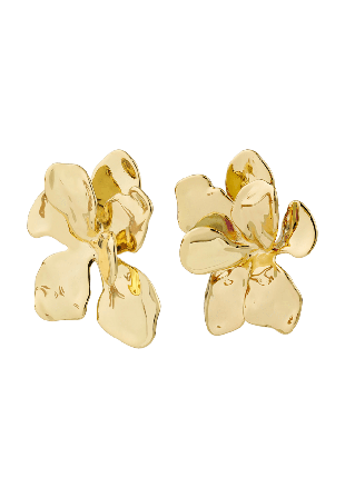Pilgrim HALEN earrings gold-plated Smycken & klockor Dam Guld ONESIZE