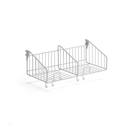 Zusätzlicher Fachboden TRÅD, mit Haken, B 600 mm, weiß