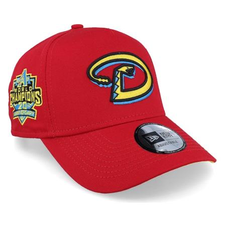 New Era - MLB Rot adjustable Cap - Hatstore Exclusive x Arizona Diamondbacks Patch 9FORTY A-Frame Red Adjustable @ Hatstore
