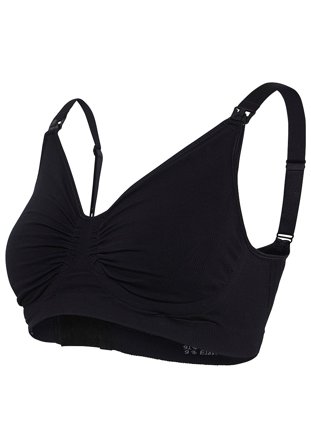 Carriwell Graviditets- og Amme-BH med gel-support Sort XL, Tøj & Bolig, Ammetøj, Amme-bh'er
