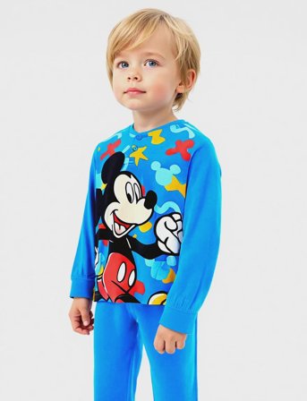 Mickey Mouse Pyjama - Blue - 128