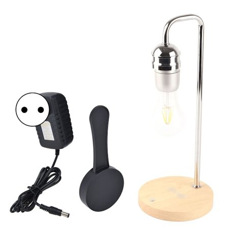 Magnetisk svævende LED-pære med træbase 100-240V KLB