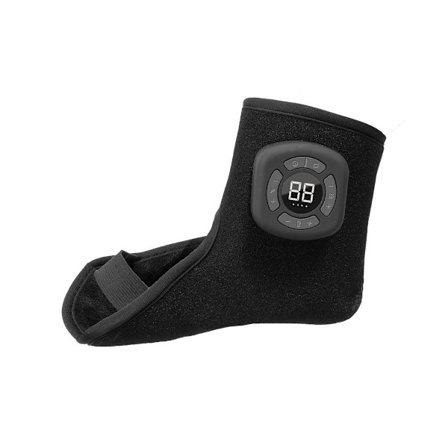 Trådlös fot- och ankelmassager med värme och vibration - Lindra smärta och förbättra cirkulationen