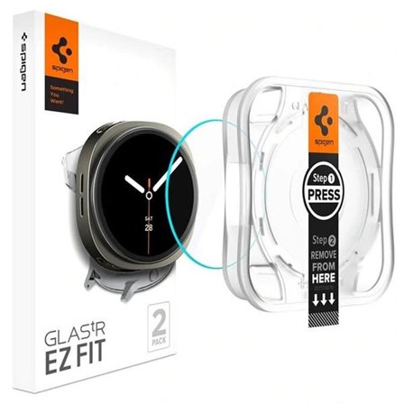 Spigen Glas.TR "Ez-Fit" herdet glass for Samsung Galaxy Watch 8 44mm - gjennomsiktig