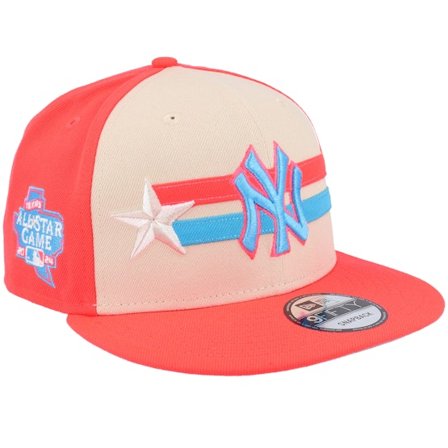New Era - MLB Oranje snapback Cap - New York Yankees MLB 24 All Star Game 9FIFTY Beige/Orange Snapback @ Hatstore