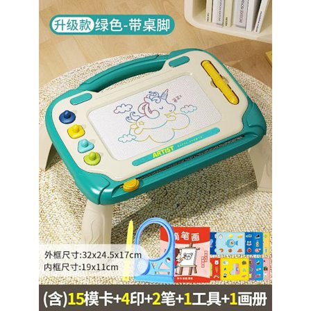 Magnetisk rittavla för barn, leksaker för 2-årig flicka, klottertavla skrivplatta för småbarn 1-3 år, reseleksaker för småbarn,