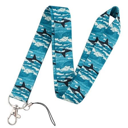 Universellt nyckelband med valmönster för telefon - Valens Ryggfena