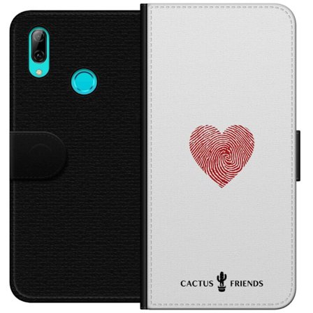 Yhteensopiva Lompakkokotelo Huawei Huawei P smart 2019 Cactus and Friends - Fingerprint Love