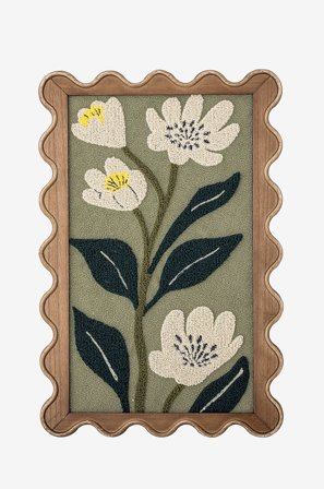 Bloomingville - Talan Illustration m/ram - Flerfärgad - Tavlor - Från Homeroom