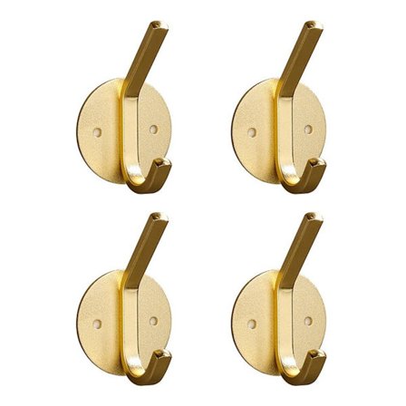 4stk Håndklekrok selvklebende kroker GULL RUND RUND