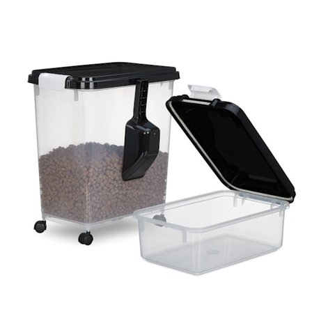 Opbevaringsboks til hundefoder, 2 stk