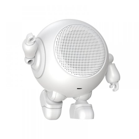 Bluetooth Robot Högtalare Söt Bärbar Liten Stål Bluetooth