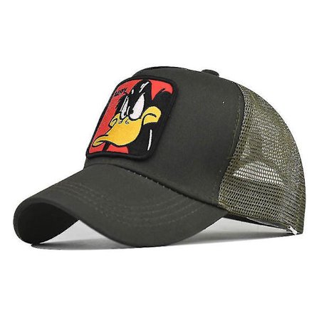 Disney Anime Figures Daffy Duck Baseball Cap Embroidered Cotton Cartoon Animals Four Seasons Mesh Hat Birthday Gifts