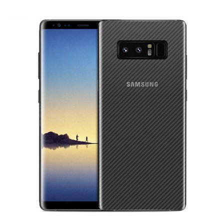 Samsung Galaxy Note 8 Kolfiber Skin Skyddsplast Baksida