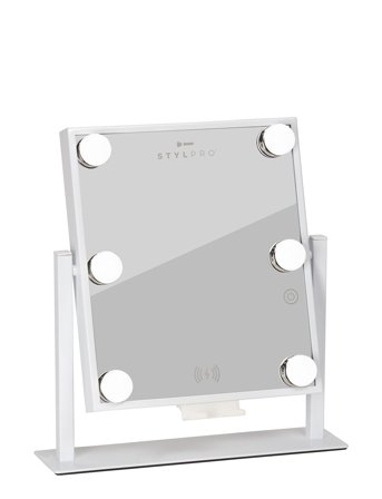 Stylpro Stylpro Glam And Groove Hollywood Vanity Music Mirror - White - ONE SIZE