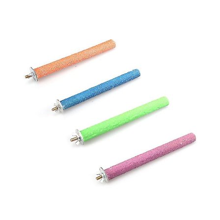 Papegøyestang for fot-sliping, tre, fugleperches