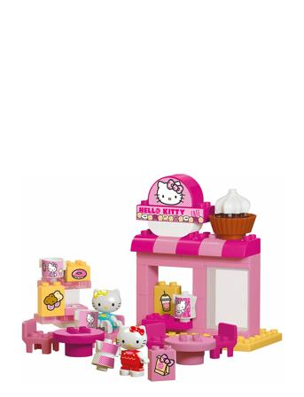 Big-Bloxx Hk Coffee Shop Toys Playsets & Action Figures Play Sets Lyserød Simba Toys