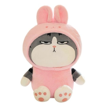 Mjuk kattleksak för barn, födelsedagspresenter till pojkar och flickor [DB]