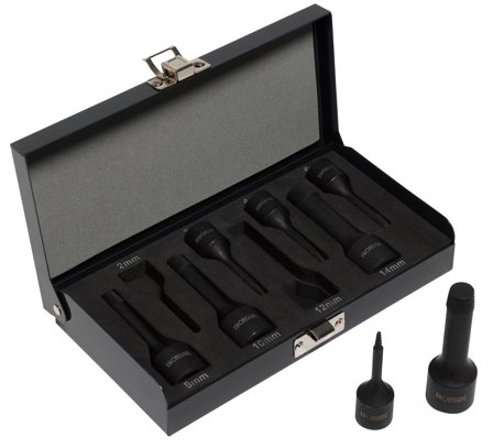 Ironside 116007 Skruv- & bultudragarsats 8 delar, Övriga handverktyg