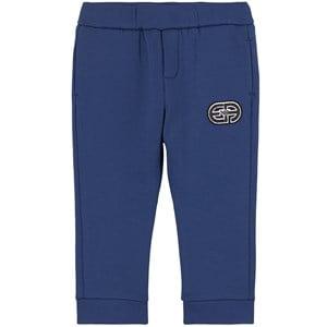 Kids - Emporio Armani Blue Logo Sweatpants 18 months - Bottoms - 18 months - Blue - Junge